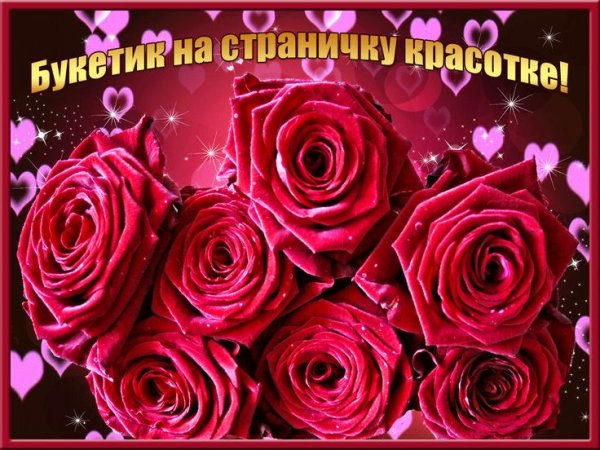 Красотка открытка