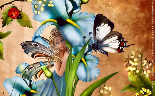 Фантазийные бабочки