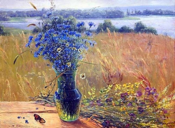 Художник Марина Захарова картины деревня