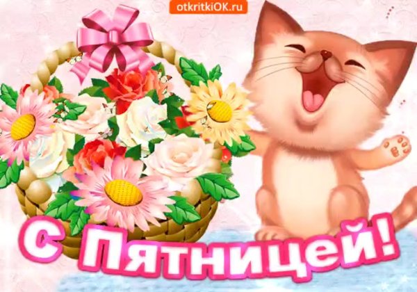 Поздравление с пятницей