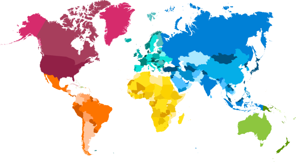 Странные карты мира