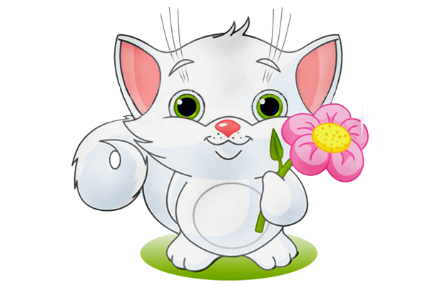Забавные котята мультяшные