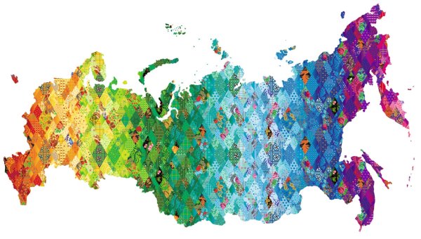 Карта мира стилизованная