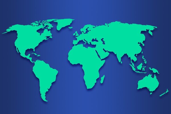 Карта мира векторное изображение