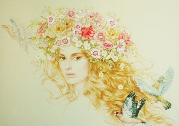 Женщина рисунок