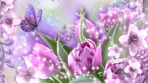 Вальс цветов иллюстрации