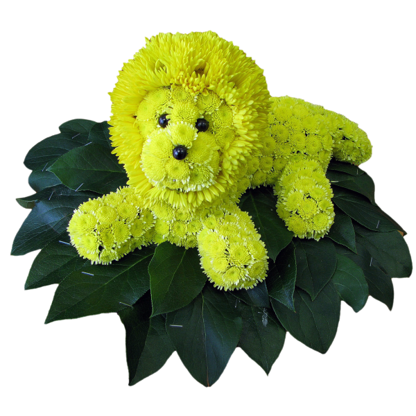 Фигурки из цветов