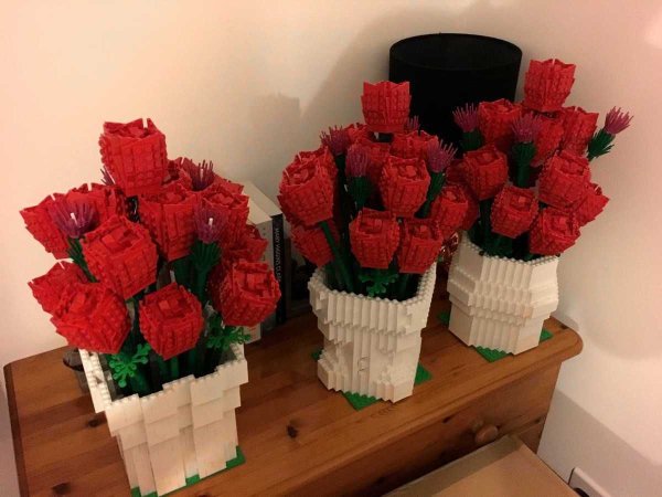 Лего цветы