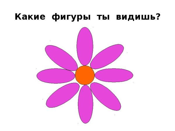 Цветы из геометрических фигур аппликация