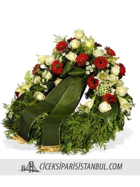 Похоронные венки с лентами