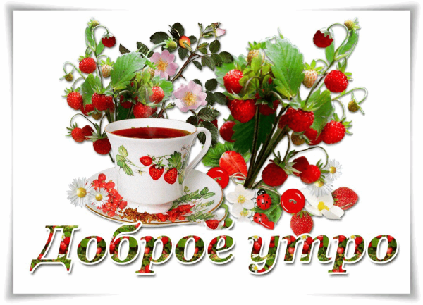 Стикер доброе утро
