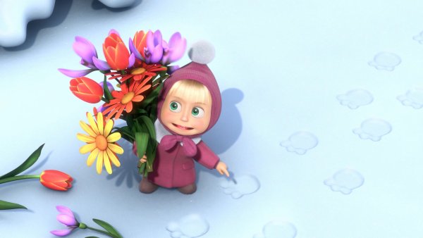 Маша и медведь обои на рабочий стол