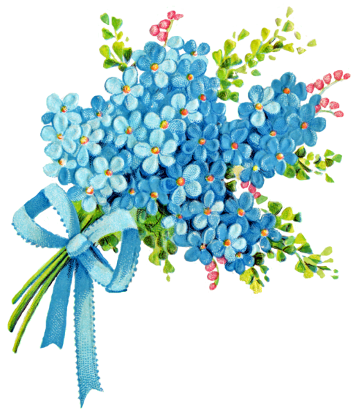 Василек искусственный синий