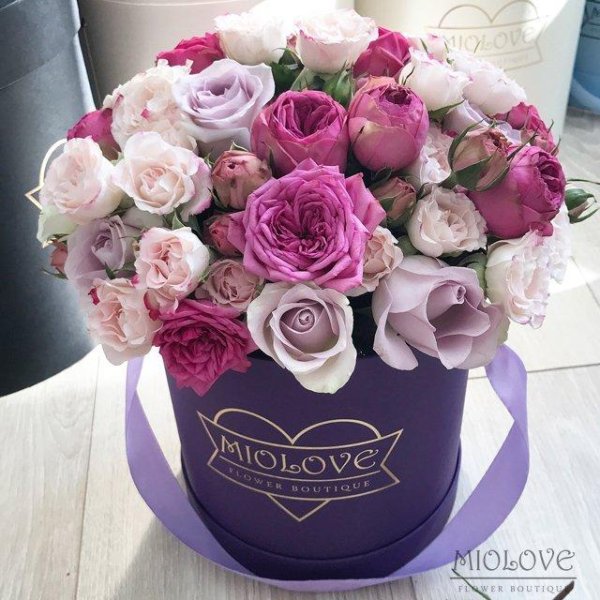 Шикарные букеты в коробках