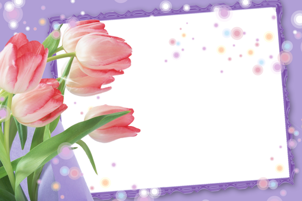 Открытка с местом для текста