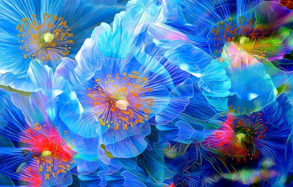 Фантазийные цветы