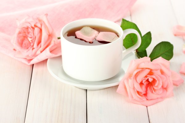 Нежное розовое утро