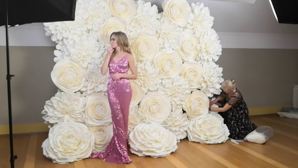 Цветы из изолона фотозона