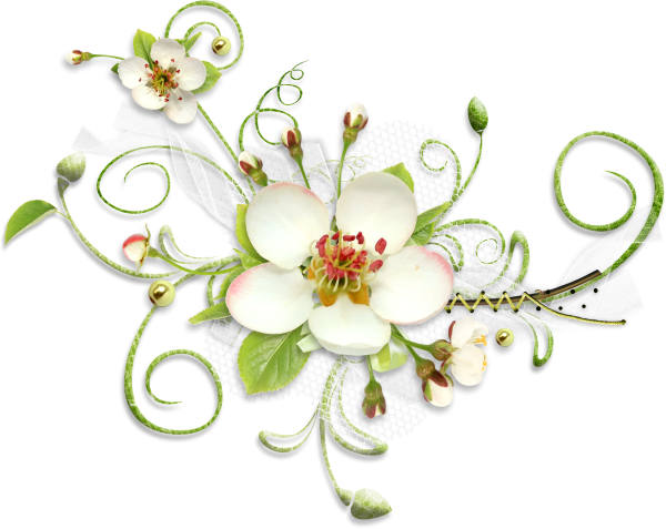 Цветочки для украшения