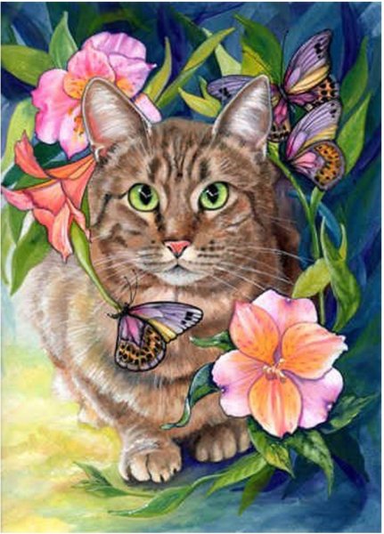 Котики милые арт японский