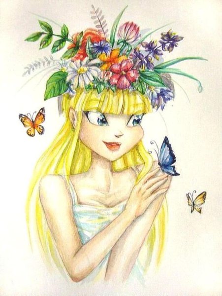Платье рисунок
