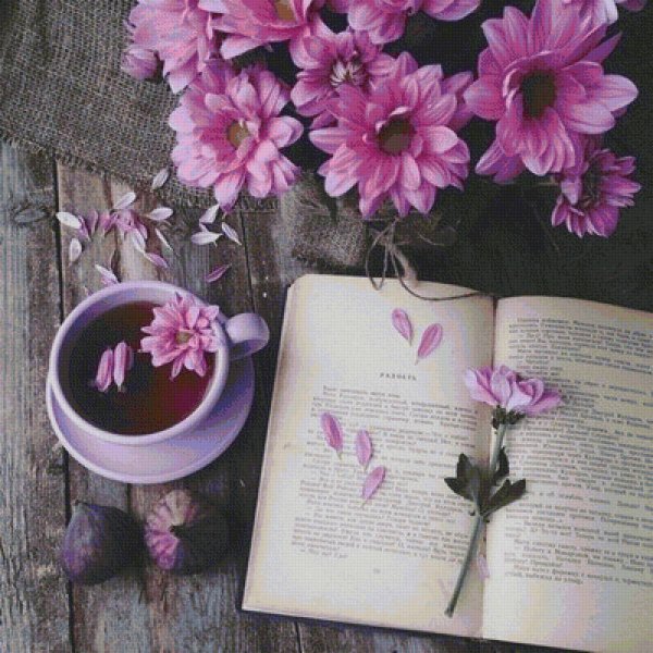 Книжный цветок