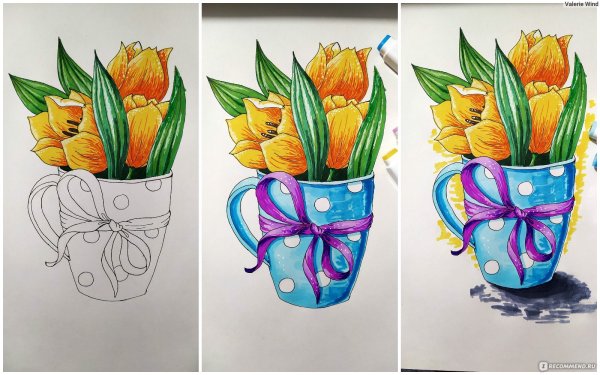 Рисунки фломастерами