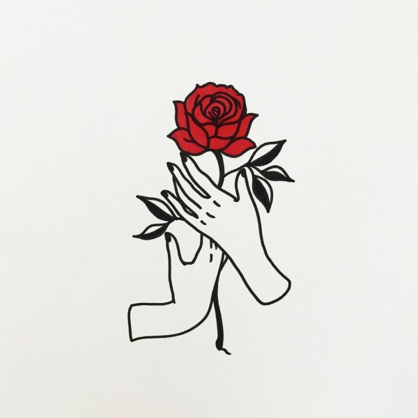 Рисунки для срисовки растения