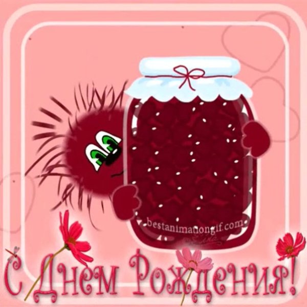 Кот поздравляет с днем рождения