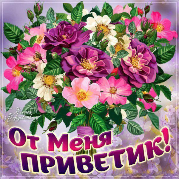 Открытки привет