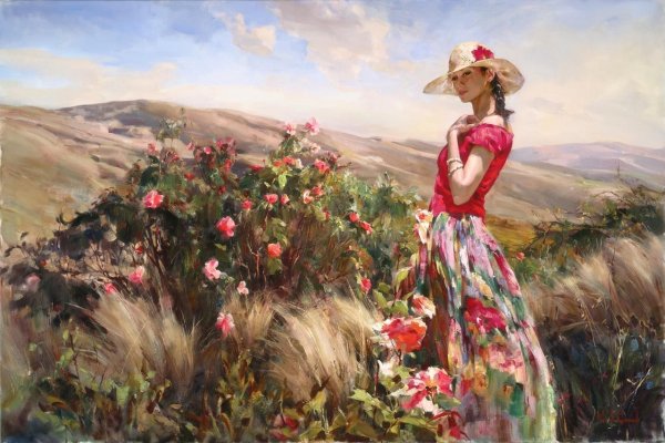 Букет в руках