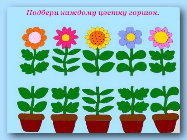 Цветы для занятий с детьми