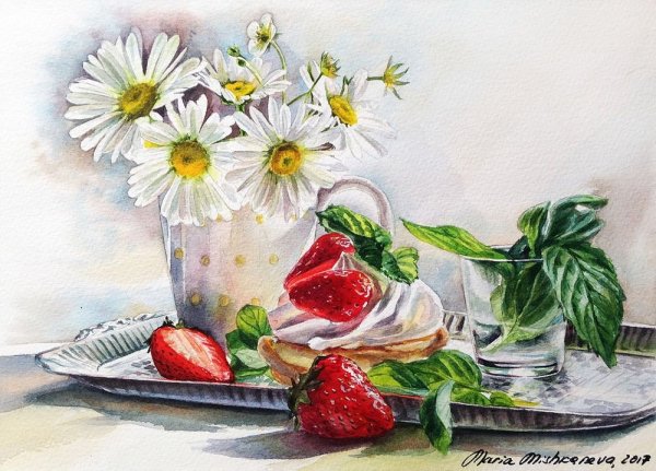 Мария Мишкарева художник акварелист натюрморты