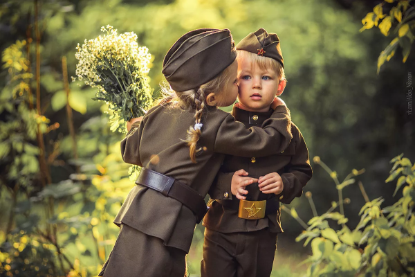 Детская фотосессия ко Дню Победы