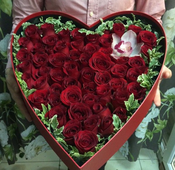 Цветы сердечки