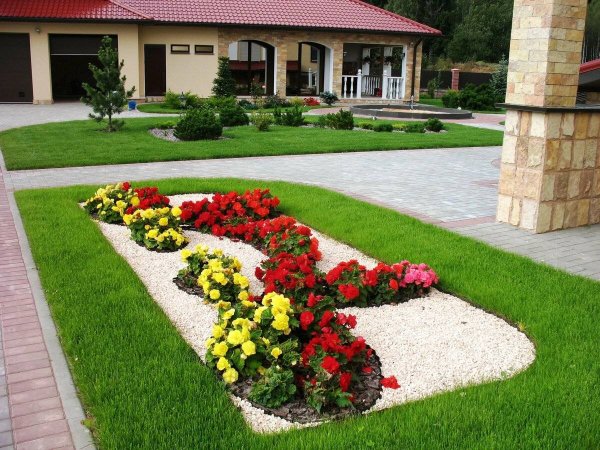 Скамейки в ландшафте