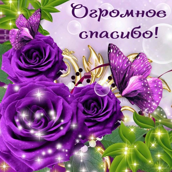 Красивые открытки с благодарностью