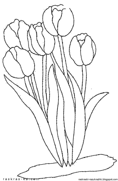 Подснежники рисунок