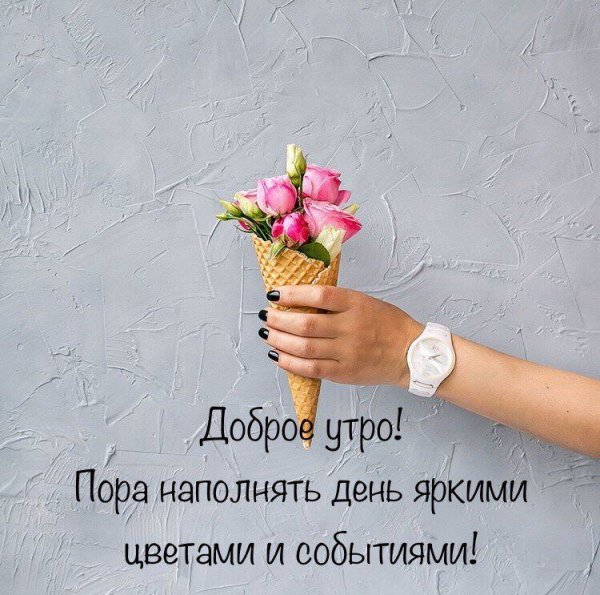Стильные поздравления с добрым утром