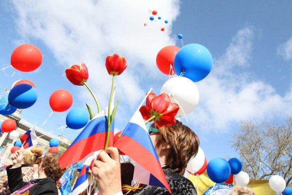 Цветы для демонстрации 1 мая
