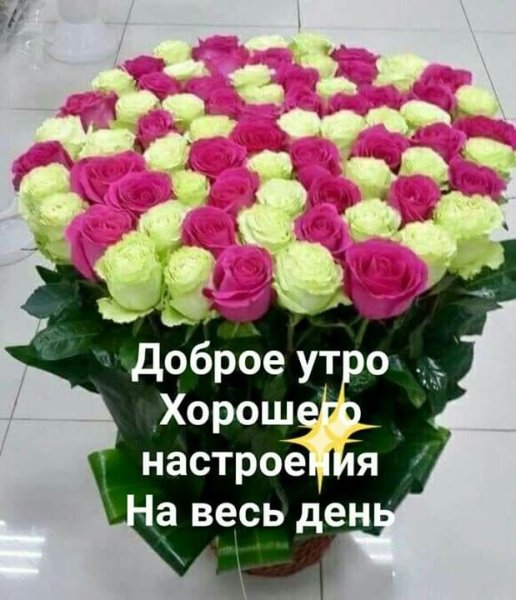 Шикарные букеты с добрым утром