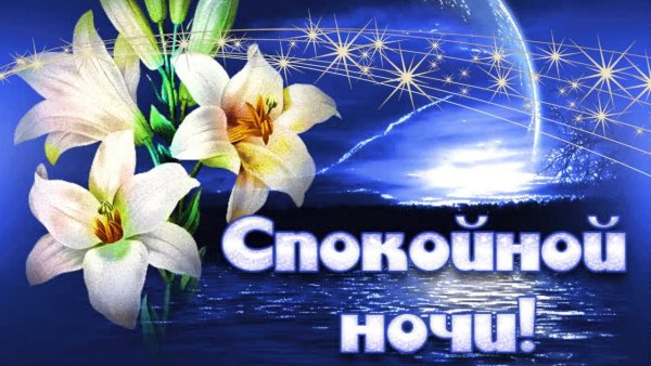 Доброй тихой и спокойной ночи