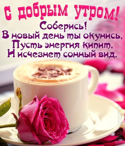 Стихи с добрым утром женщине
