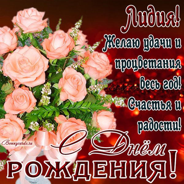 Поздравления с днём рождения Лида