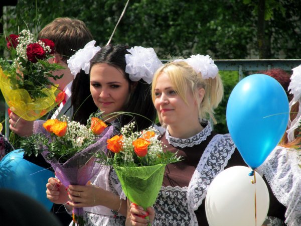 Цветы на последний звонок