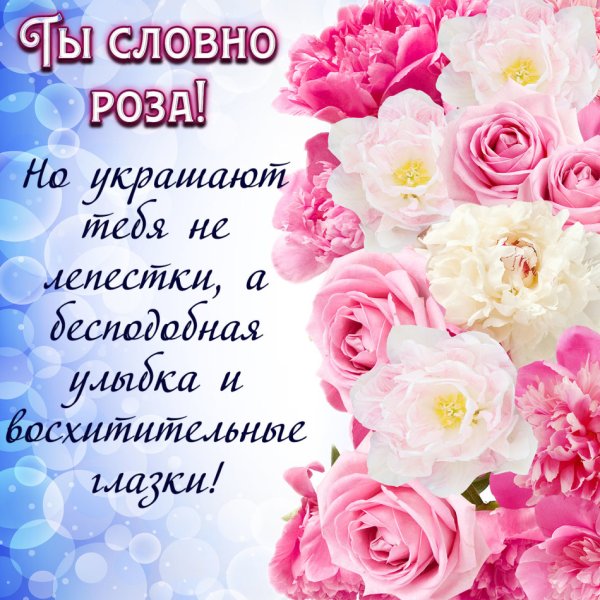 Цветы для любимой женщины