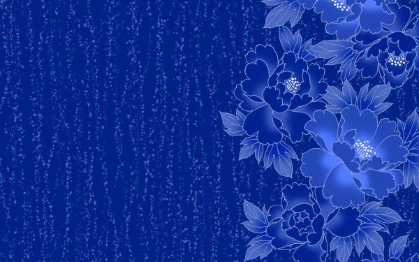 Бирюзовые цветы