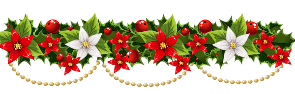 Новогодний бордюр
