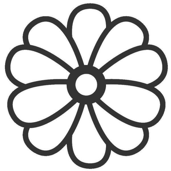 Цветы. Раскраска