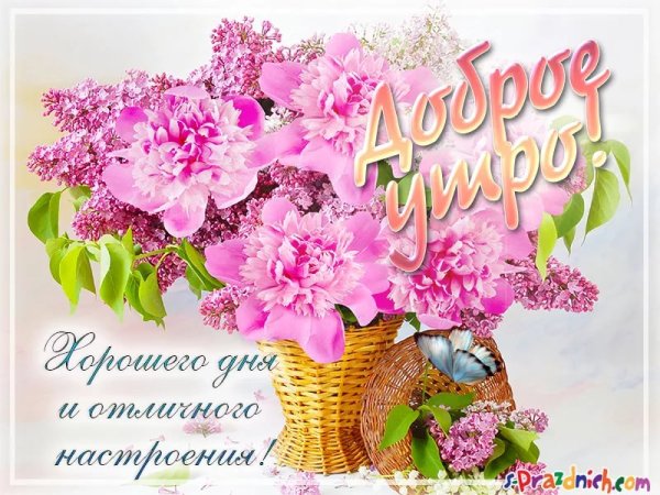 Красивые букеты с пожеланием доброго утра